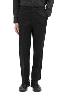 Theory Project Mp401.Sharp Cotton Stretch Twill Relaxed Straight Fit Pants