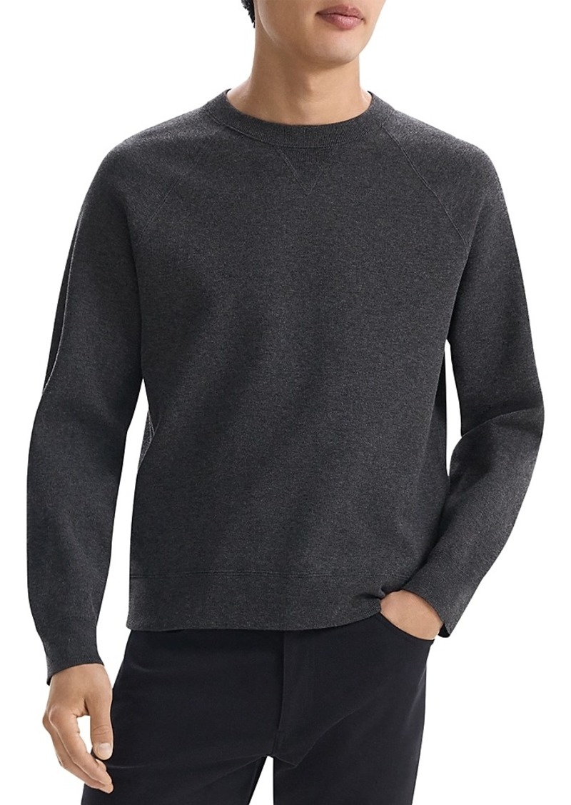 Theory Crewneck Sweatshirt in Light Bilen