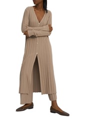 Theory Ribbed Duster Cardigan