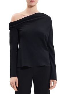 Theory Rosina One-Shoulder Top