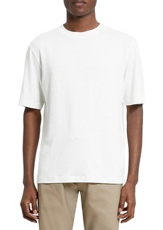 Theory Ryder Flex Linen Stretch Solid Tee