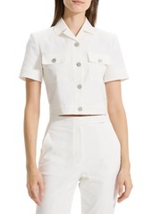 Theory Short Sleeve Crop Jacket