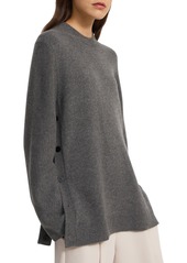 Theory Side-Button Tunic Sweater