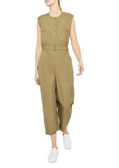 Theory Cargo Cropped Jumpsuit