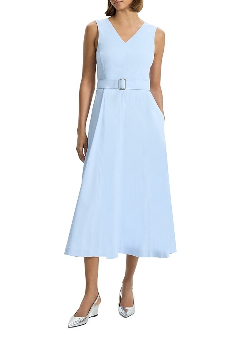 Theory Sleeveless Midi Dress