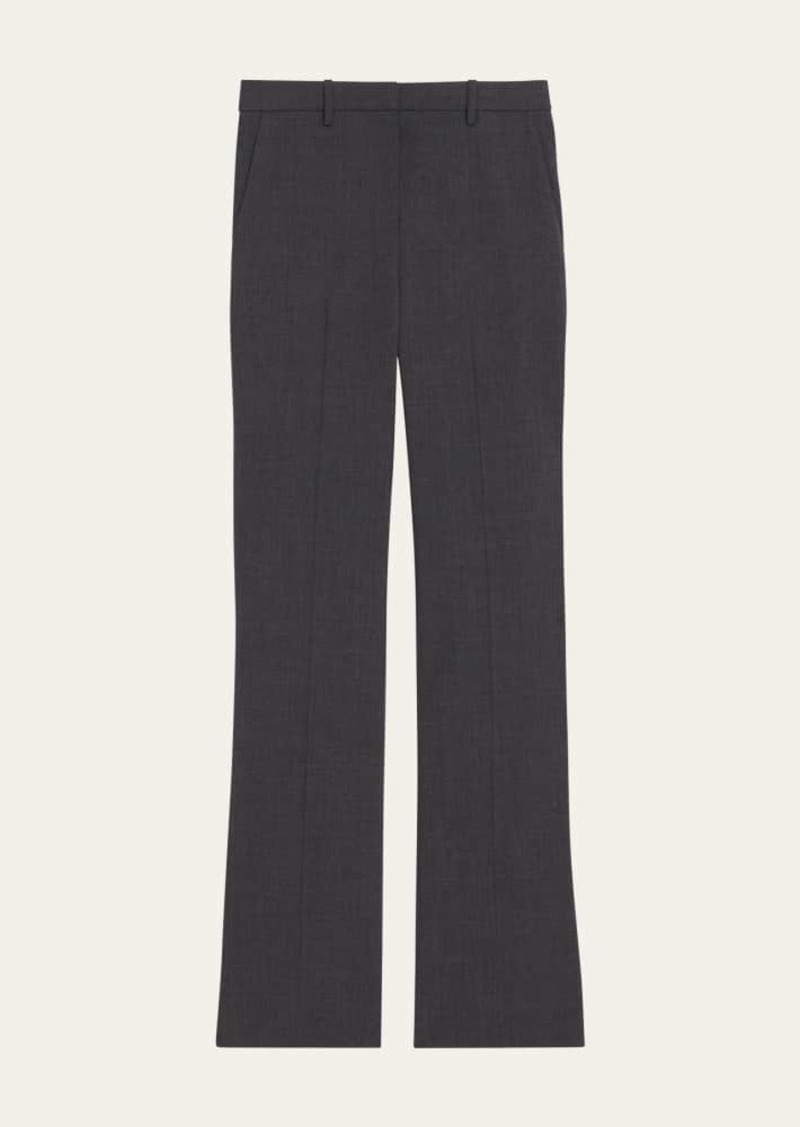 Theory Slim Full-Length Stretch Wool Trousers