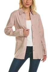 Theory Soft Linen-Blend Shirt Jacket