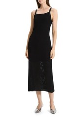 Theory Square Neck Midi Sweater Dress