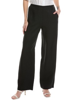 Theory Straight Linen Pull-On Pant