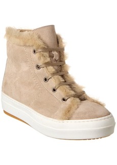 Theory Suede High-Top Sneaker