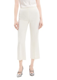 Theory Tailor Kick Flare Cropped Pants