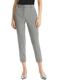 Theory Tailored Check Cropped Pants