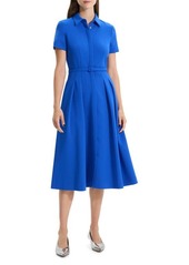 Theory Tailored Short Sleeve Shirtdress