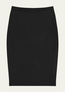 Theory Traceable Wool Knee-Length Pencil Skirt