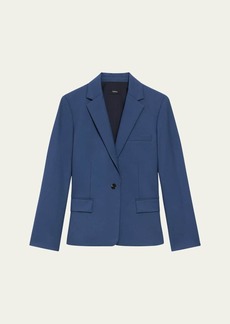 Theory Traceable Wool Slim Blazer Jacket