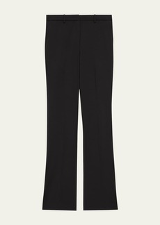 Theory Traceable Wool Slim Straight-Leg Trousers