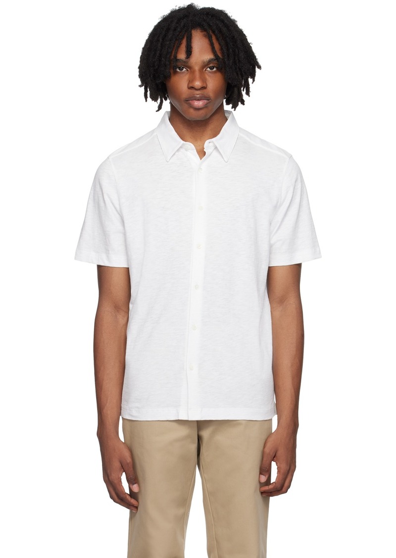 Theory White Noran Shirt