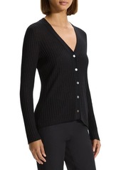 Theory Wide Rib Merino Wool Cardigan