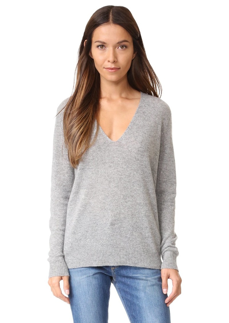 Theory womens Long Sleeve Adrianna Neck Pullover Sweater   US