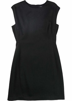 Theory Women's Cap Sleeve Structured Fitted Dress