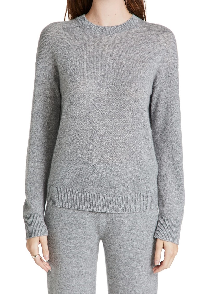 Theory Women's Cashmere Easy Pullover  Grey M