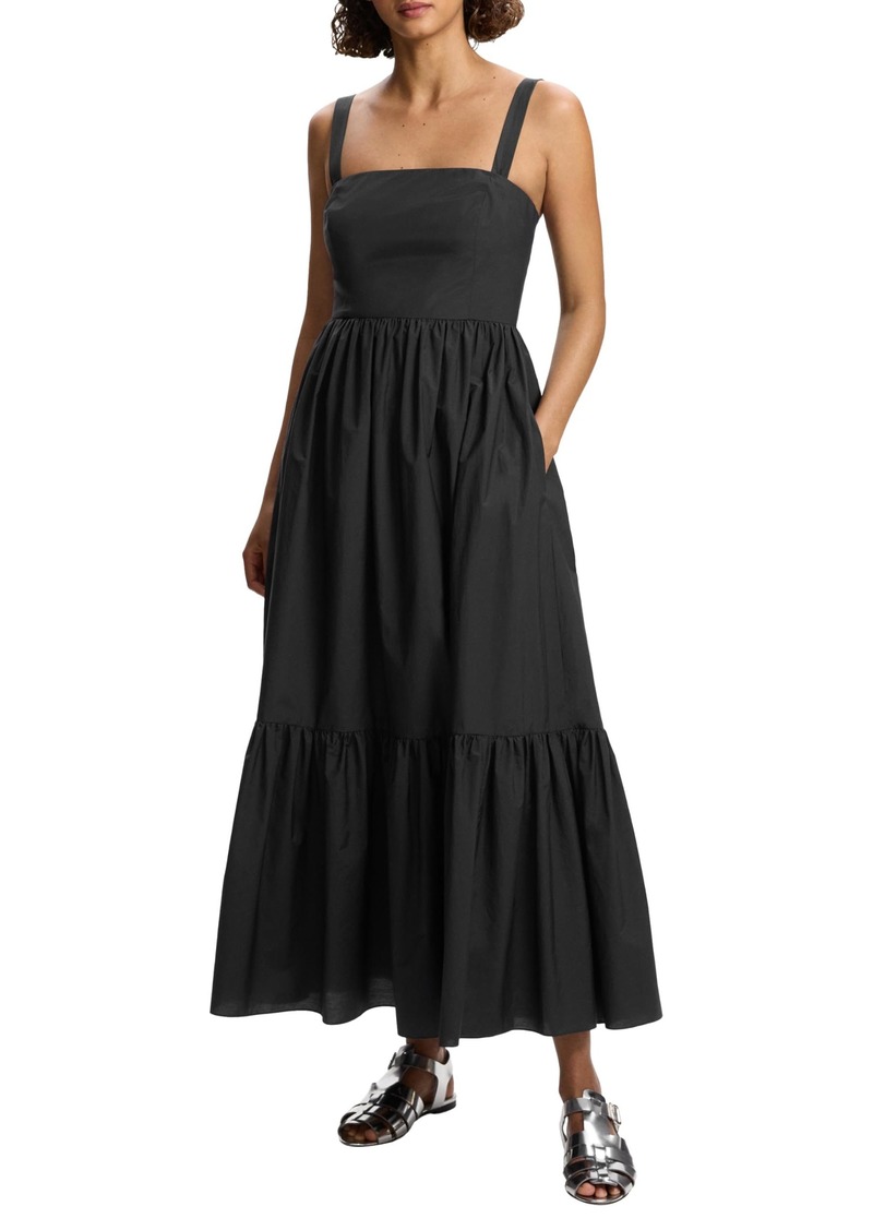 Theory Women's Convertible Strap Tiered Dress