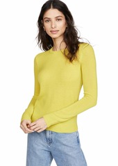 Theory Women's Crew Neck Cashmere Pullover  Yellow