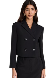 Theory Women's Crop Double Breasted Jacket