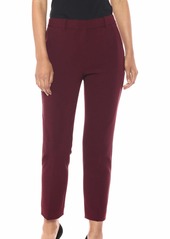 Theory Women's Cropped TREECA  Pant deep Mulberry