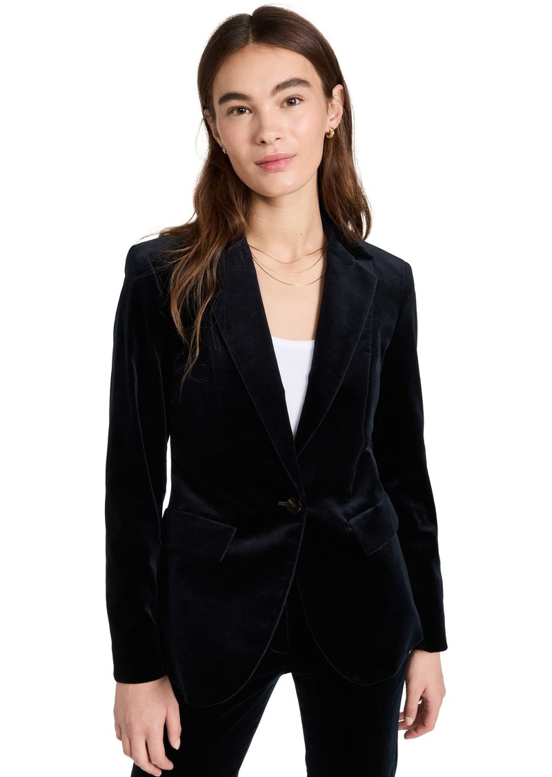 Theory Women's Riding Blazer  Blue