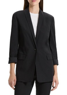 Theory Women's Rolled Sleeve Shawl Jacket