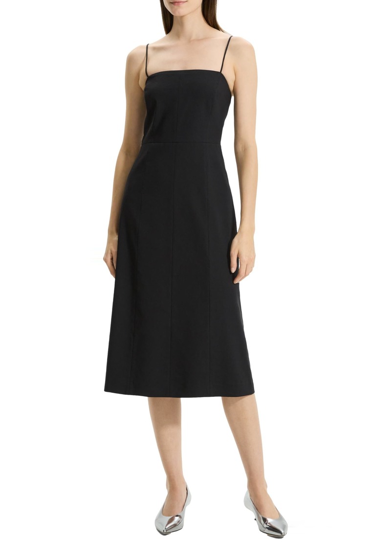 Theory Women's Strappy A-Line Midi Dress