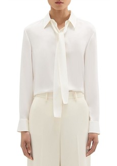 Theory Women's Tie-Neck Blouse