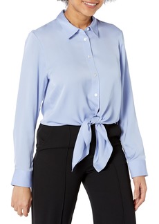 Theory Women's Tie-Waist Blouse  XL