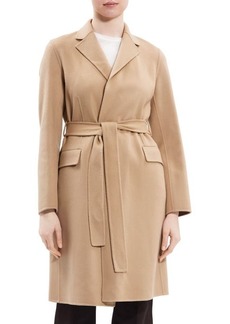 Theory Wool & Cashmere Wrap Coat