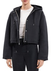 Theory Wool Cropped Parka