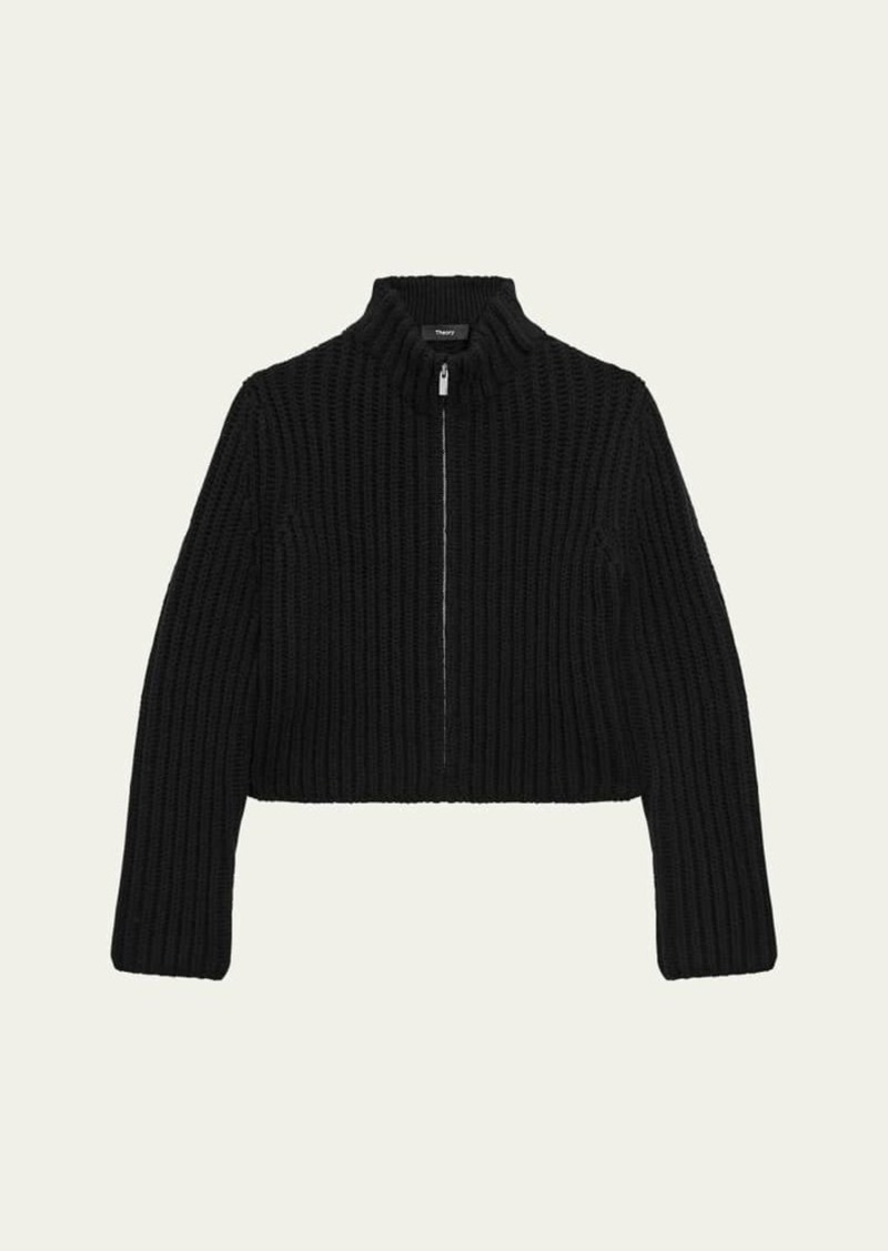 Theory Zip-Up Cardigan