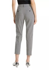 Theory Treeca Mid-Rise Wool-Blend Crop Pants