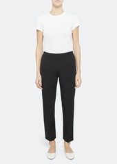 Theory Adbelle High-Waist Stretch Flannel Leggings - Bergdorf Goodman