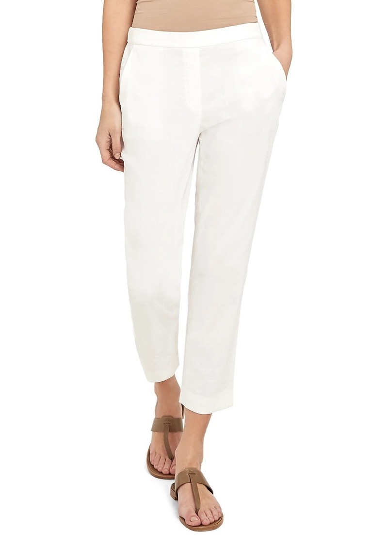 Treeca Stretch-Linen Cropped Pants - 73% Off!