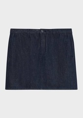 Theory Trouser Denim Mini Skirt