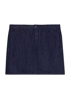 Theory Trouser Denim Miniskirt