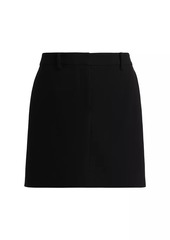 Theory Trouser-Front Miniskirt