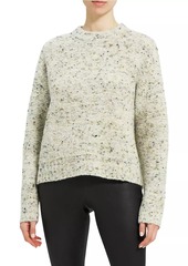 Theory Tweed Bouclé Mockneck Sweater