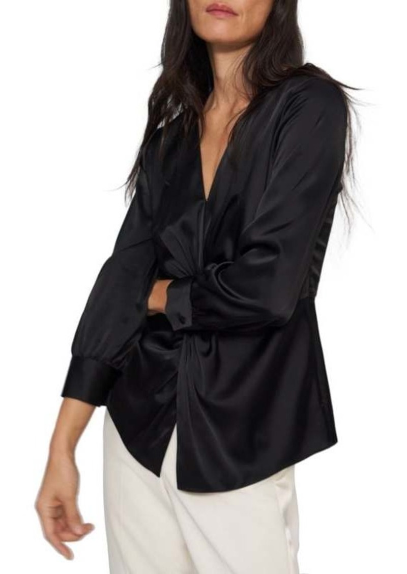 Theory Twist-Front Blouse