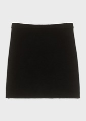Theory Velvet Mini Skirt