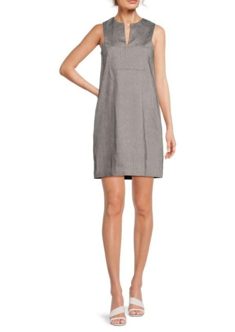 Theory Virgin Wool Blend Mini Dress