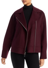 Theory Womens Oversized Lightweight Motorcycle Jacket