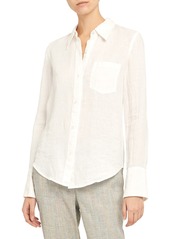 Women's Theory Linen Button-Up Shirt