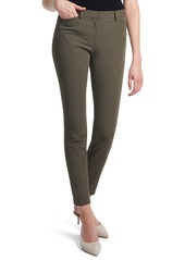 Theory Seamed Stretch Cotton Twill Trousers in Teak at Nordstrom